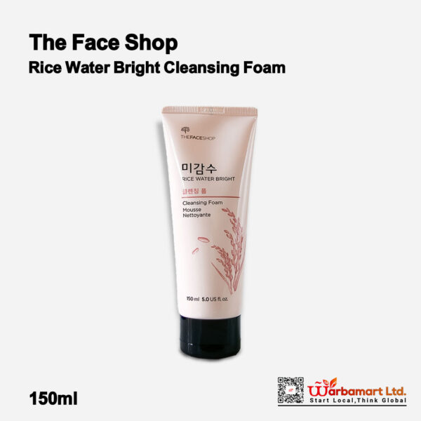 The Face Shop Rice Water Bright Foaming Cleanser - 150ml