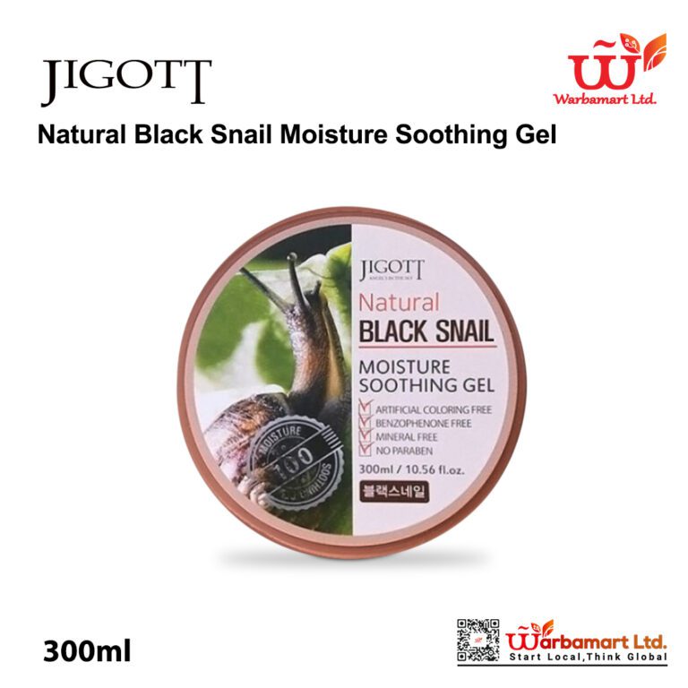 Jigott Natural Black Snail Moisture Soothing Gel