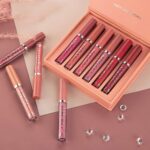 HANDAIYAN 6 Colors Long Waterproof Lipsticks Non-Stick Cup Lipgloss set A - Image 2