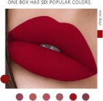 Handaiyan 12 Color Matte Liquid Lipstick Set Long-Lasting Waterproof Proof Set B - Image 7
