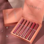 HANDAIYAN 6 Colors Long Waterproof Lipsticks Non-Stick Cup Lipgloss set A - Image 3