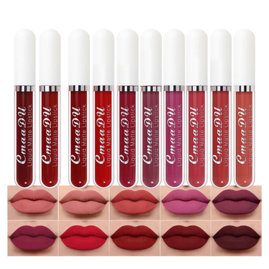 Cmaadu Liquid Lipstick  10 Pcs set - Image 2