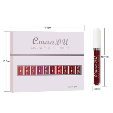 Cmaadu Liquid Lipstick  10 Pcs set - Image 5