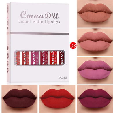 Cmaadu Liquid Lipstick 6 Pcs set - Image 2