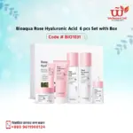 BIO1031 Bioaqua Rose Hyaluronic Acid  6 pcs Set with Box