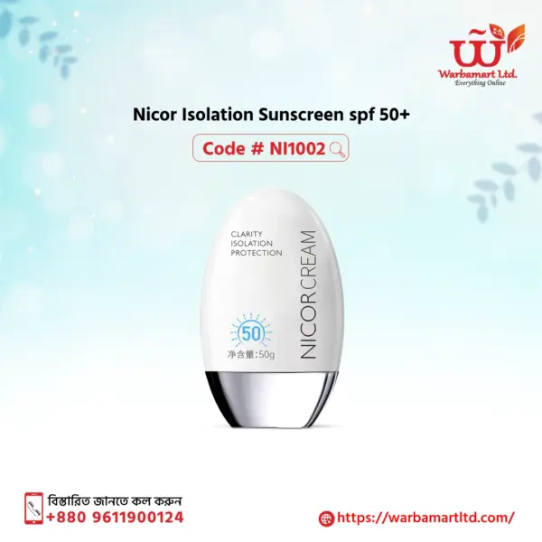 Nicor Isolation sunscreen spf 50+