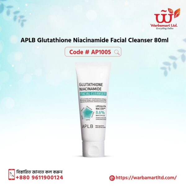 APLB Glutathione Niacinamide Facial Cleanser