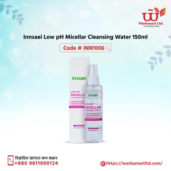 Innsaei Low pH Micellar Cleansing Water 150ml