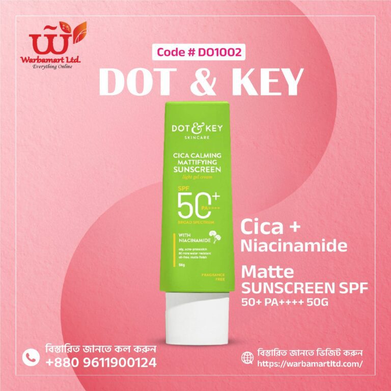 Dot & Key Cica + Niacinamide Matte Sunscreen SPF 50+ PA